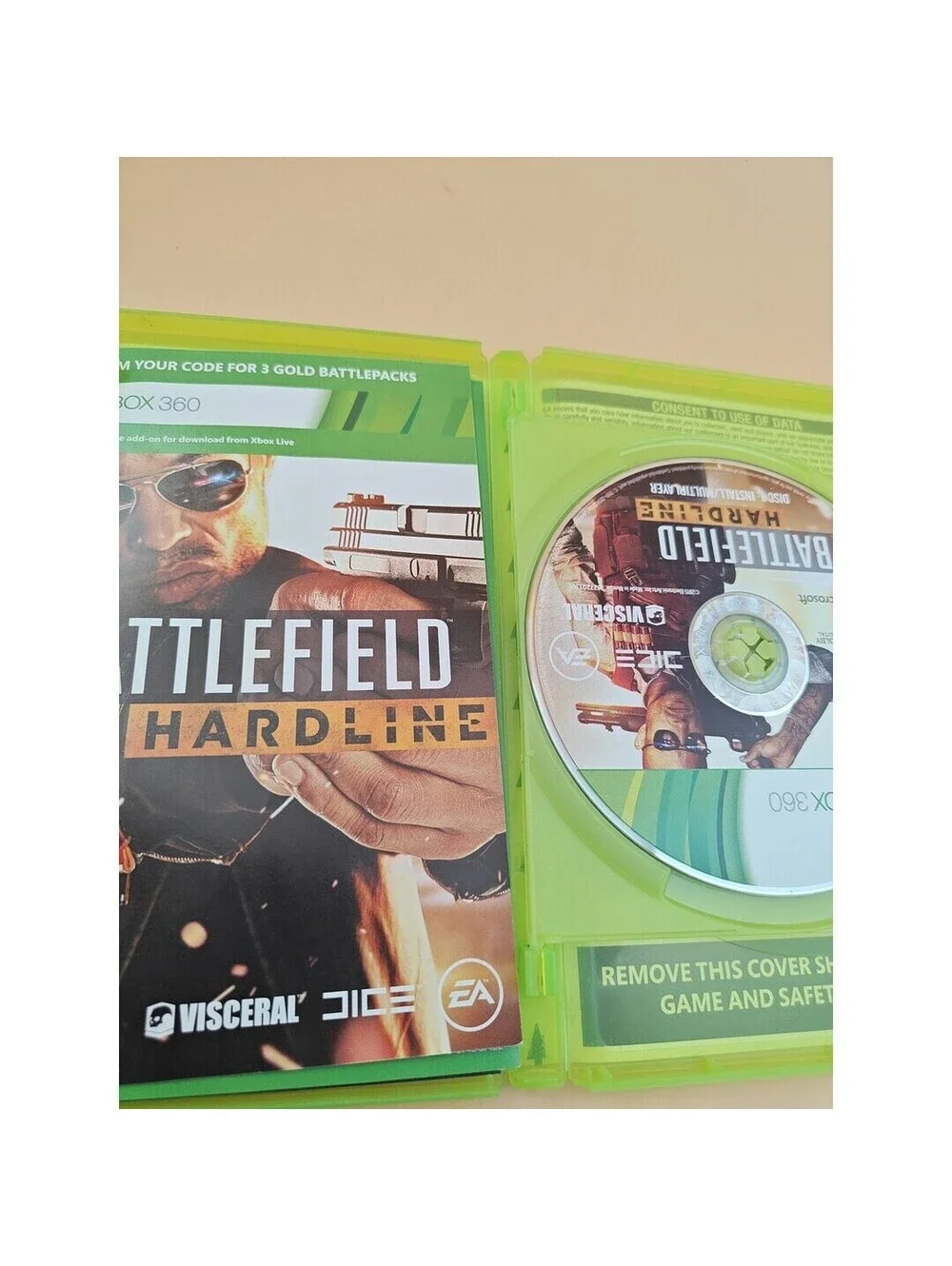 Battlefield Hardline Xbox 360 2015 Complete Tested Working